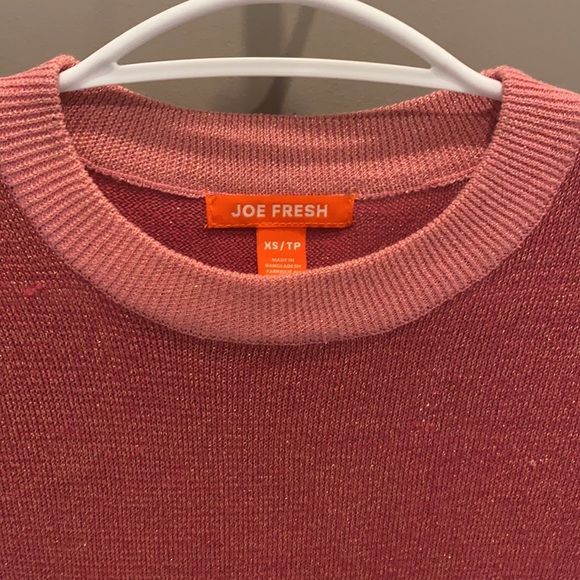 Pink glitter sweater Joe Fresh - Picture 2 of 4